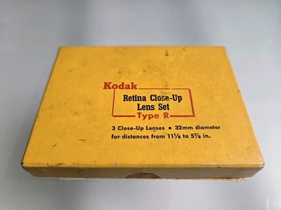 Kodak Retina Close-Up Lens Set - Type R - Original Kodak Vintage 32mm - Image 1 of 4