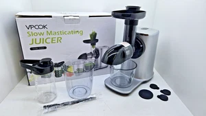 VPCOK Slow Juicer Entsafter, für Gemüse und Obst, 2 Geschwindigkeitsstufen - Bild 1 von 8