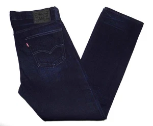 LEVI'S - Men's Red Tab 513 Slim Straight Fit Jeans 34"W X 32"L Dark Blue Denim - Picture 1 of 7