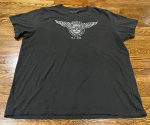 T-shirt Ralph Lauren Denim Supply XXL grigia girocollo Brooklyn NYC manica corta - Foto 1 di 7