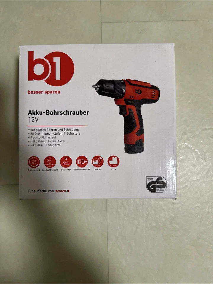 B1 Akku-Bohrschrauber 12v - Bild 1 von 1