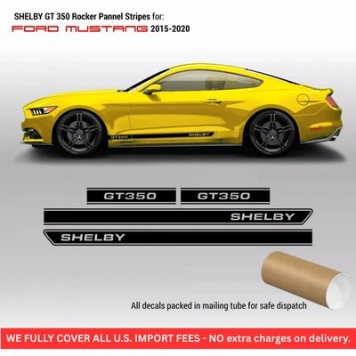 Rayas de panel basculante Shelby GT350 para Ford Mustang 2015-2020 Foto 1 de 4