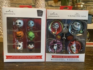 Hallmark Nightmare Before Christmas Mini Ornamente + Baumspitze plus andere Set 6 - Bild 1 von 6