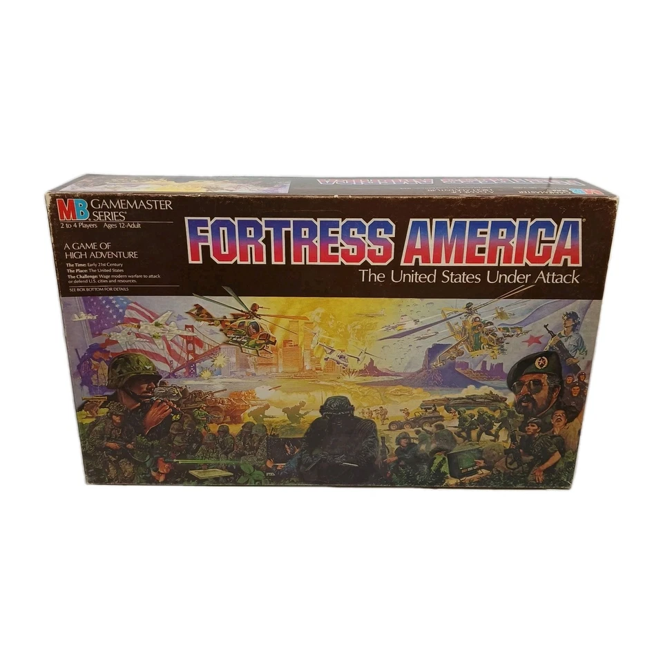 Juego de mesa Fortress America United States Under Attack Gamemaster 1986 CAJA ABIERTA Foto 1 de 4