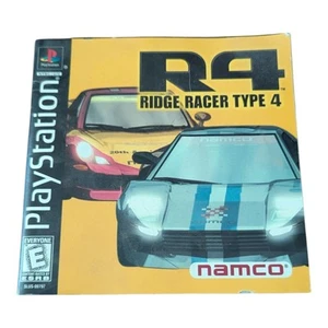 R4: Ridge Racer Type 4 (Playstation PS1, 1998) SOLO MANUALE - Foto 1 di 2
