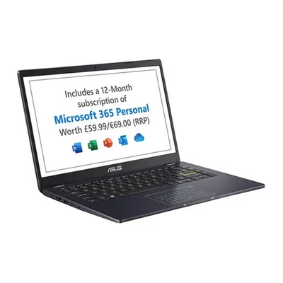 14" ASUS Vivobook Go 14 E410KA-EK383WS, Celeron N4500, 4GB DDR4, 64GB eMMC, Inte - Image 1 of 4