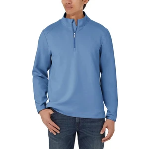 Kirkland Signature Herren Half Zip, blau, Größe Small - Bild 1 von 4