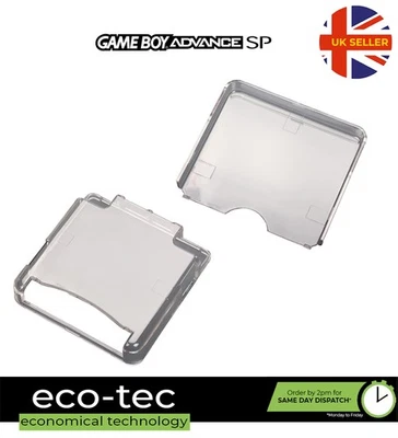 Crystal Clear Protective Hard Shell Case Cover for Nintendo Advance SP (GBA SP) - Image 1 of 4