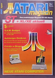 ATARI MAGAZIN ST + XL/XE AKTUELL - AUSGABE: 5/89 (RÄTZ - MAGAZIN) #1DE - Bild 1 von 6