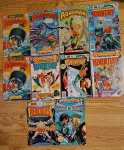 Adventure Comics # 449 scattered thru 476, Aquaman , set of 10 DC Comics - Foto 1 di 11