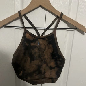 Nobull Damen braun schwarz Batik hochgeschlossen Sport BH Größe Small lesen - Bild 1 von 6