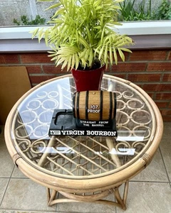 Vintage Mattei Advertising Display Ashtray Kentucky Virgin Bourbon 107 Proof - Picture 1 of 12
