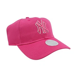New York Yankees New Era Baseball Hat Cap 9TWENTY Women's Adjustable Pink - Picture 1 of 3
