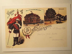 Burschenschaft Bubenruthia - house - greeting from Erlangen / Bubenreuther / card - Picture 1 of 1