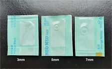 STERILE SILICONE FLEXIBLE HEALING PIERCING DISCS DISK NO PULL BUMP 3MM 5MM 7MM