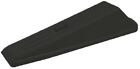 Premium Heavy Duty Rubber Door Wedge Stoppers-Black, Pack of 2, Set of 2 Pieces