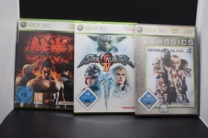 Xbox 360 Kampfspiele 3 Stück Paket Tekken 6 + Soul Calibur 4 + Dead or Alive 4 - Bild 1 von 3