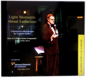 KEILLOR GARRISON *NEW" *LIGHT MOMENTS ABOUT LUTHERANS" US PROMO CD (CARDBD CASE) - Picture 1 of 1
