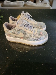 NIKE AIR FORCE 1 LOW UPSTEP "GLASS SLIPPER" WOMEN'S SHOES - SZ 7 - Picture 1 of 7