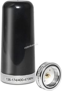 Antena de montaje Stubby NMO de doble banda VHF UHF para radios móviles de dos vías para automóviles camiones - Imagen 1 de 7