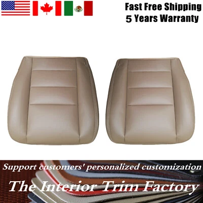 Cubierta de asiento de conductor y pasajero para Ford F250 F350 Super Duty Lariat 2002-2007 bronceado Foto 1 de 4