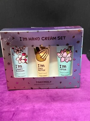 Brand New SEALED Tony Moly I’m Hand Cream Set-3 Lotion each 30ml cherry blossom - Image 1 of 4