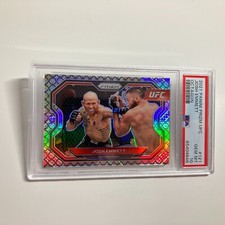 Josh Emmett 2021 Panini Prizm UFC Octagon Prizm Card 6/8 #121 PSA 10 GEM MINT