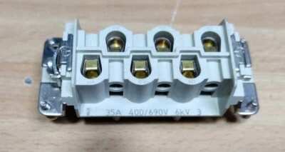 Ilme CPF 06 Connettore rettangolare femmina CP PIN 6 35a dimensione 77.27  - Imagen 1 de 4