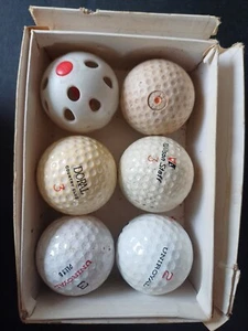 6x antike Golfbälle inklusive ein Flexlite - Bild 1 von 2