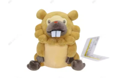 Pokemon -Bidoof Plush #399 - Image 1 of 4