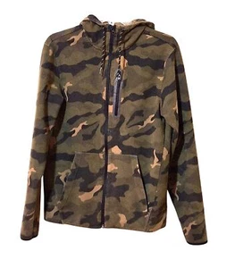 Old Navy Active Mens Camo Dynamic Fleece Zip-Up Hoodie Jacket Sz S - Picture 1 of 3