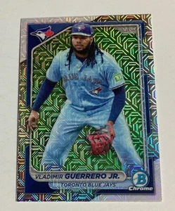 2024 Bowman Chrome Mega Box VLADIMIR GUERRERO JR. Mojo Refractor Card Blue Jays - Picture 1 of 2