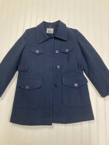 Abrigo Trilogi Collection Azul Guisante Juvenil Talla 10 Usado en Excelente Condición Envío Rápido - Imagen 1 de 5