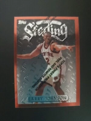 Larry Johnson 1996-97 TOPPS FINEST STERLING BRONZE #231 NRMT - Image 1 of 4