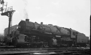 Negativo New York Central NYC Railroad 9090 0-8-8-0 NU-1B McKees Rocks PA 0866 - Foto 1 di 1