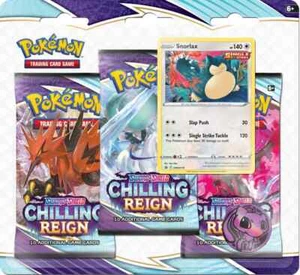 Pokemon TCG: Chilling Reign 3-Pack Blister - Brand New & Sealed - Picture 1 of 2