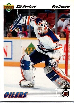 1991-92 Upper Deck Hockey - #117 Bill Ranford - Image 1 of 2
