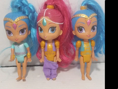 Nickelodeon Shimmer And Shine 6" Dolls Genies Lot Of 3 Cover