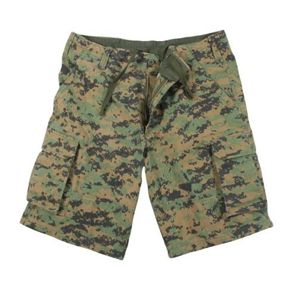 Pantalones Cortos de Carga Rothco Vintage Camuflados Paracaidista - Woodland Digital Camo Foto 1 de 1