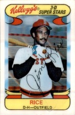 1978 Kellogg's 3D Super Stars Baseball Jim Rice Boston Red Sox #49