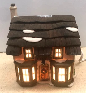 Dept 56 Cottage Toy Shop 65072 Heritage Dickens Village 1986 - Box & Light - Bild 1 von 7