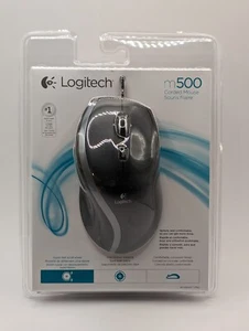 Logitech - M500 Corded Mouse, New/Sealed - Picture 1 of 3