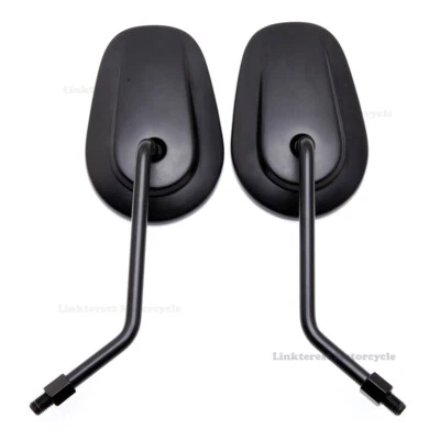 Espelhos ovais de motocicleta estilo novo para Honda Shadow Valkyrie Magna Rebel 8mm 10mm - Imagem 1 de 4