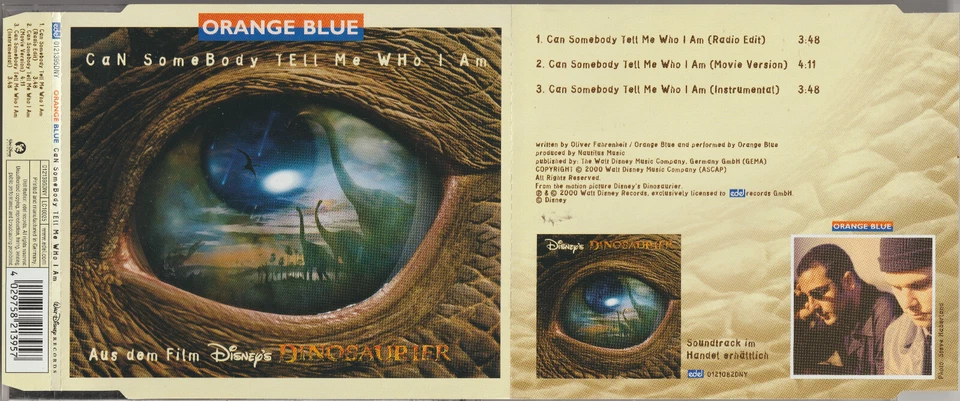 Orange Blue - Can somebody tell me who I am (2000) [3 Track Maxi-CD] - Bild 1 von 1