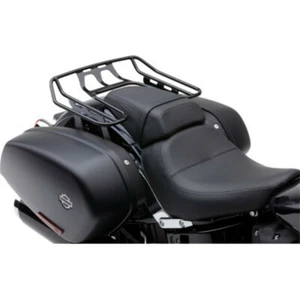 Portaequipajes Cobra Negro Grande A$$ Desmontable Envolvente Alrededor Harley Softail 18+ FLSB - Imagen 1 de 2