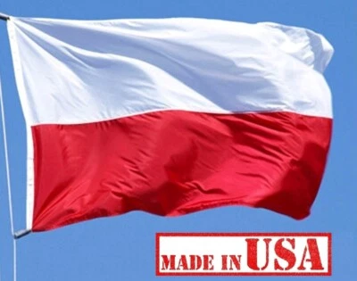 US Flag Factory 3'x5' Poland Flag (935Poland) - Image 1 of 2