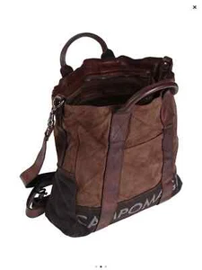 CAMPOMAGGI Italia Handmade leather-cotton Unisex Tote bag (leather kit-dust bag) - Bild 1 von 24