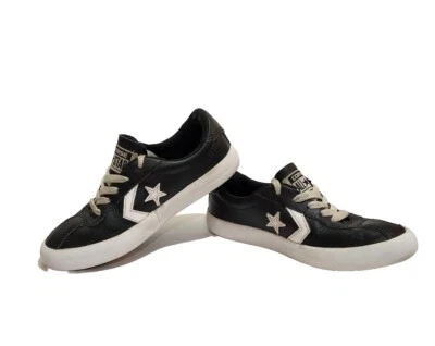 Converse Boys Breakpoint Skateboarding  Leather Ox Black /White Sneakers Size 12 - Image 1 of 4