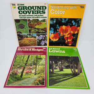 Vtg 70s 80s Lot 4 Ortho All About Lawns, Ground Covers Gardening & Landscaping - Picture 1 of 12