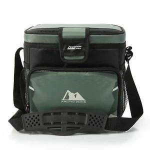 Arctic Zone 9 cans Zipperless Soft Sided Cooler with Hard Liner, Sea Foam Green - Picture 1 of 8